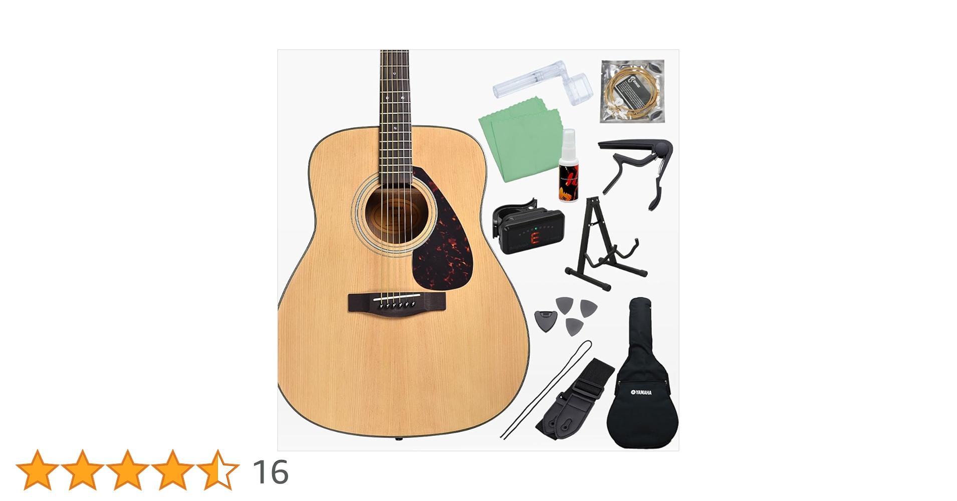 YAMAHA F600 アコースティックギター　初心者用付属品1式付き Amazon | YAMAHA F600 アコースティックギター 初心者 セット